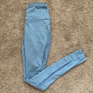 Gymshark slate blue mesh detail leggings Size XS